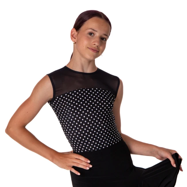FSD 547 Ada, dziewczęce kropkowane body FSD 547 Ada, dziewczęce kropkowane body