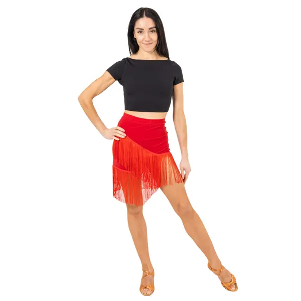 Capezio Clover Crop Top, damski top latino