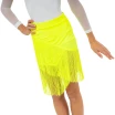 FSD Basic lycra, dziewczęce spódnica z frędzlami do latino