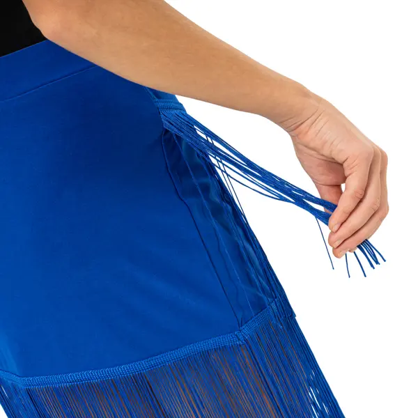 FSD Basic spódnica z frędzlami do tańców latynoskich dla dziewcząt
