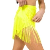 FSD Basic lycra, damska spódnica z frędzlami do latino