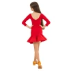 FSD Olivia, sukienka dziewczęca latino - Czerwony - red FSD Olivia, sukienka dziewczęca latino - Czerwony - red
