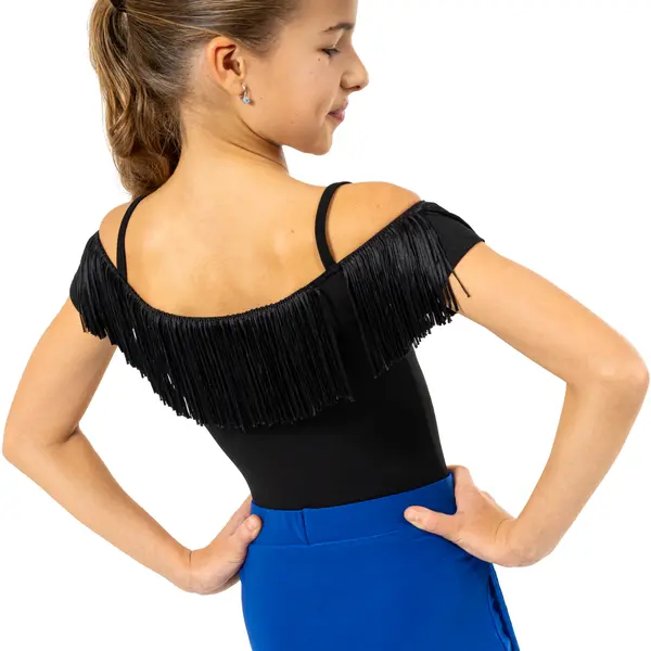 Cardi, dziewczęci trykot z frędzlami