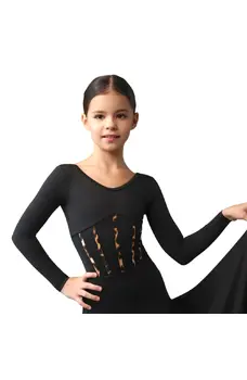 Grand Prix Daisy, dziewczęce body z długim rękawem 