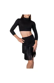 Kaia fringe, dziewczęca spódnica z frędzlami