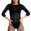Grand Prix Karla, damskie body w stylu latino z długim rękawem Grand Prix Karla, damskie body w stylu latino z długim rękawem