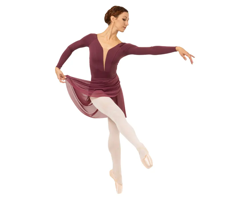 Le Secret Danica, trykot dla kobiet z długim rękawem Le Secret Danica, trykot dla kobiet z długim rękawem - Fioletowy - Italian plum GP