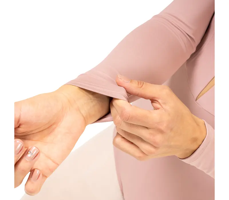 Le Secret Danica, trykot dla kobiet z długim rękawem Le Secret Danica, trykot dla kobiet z długim rękawem - Koralowy migdał GP