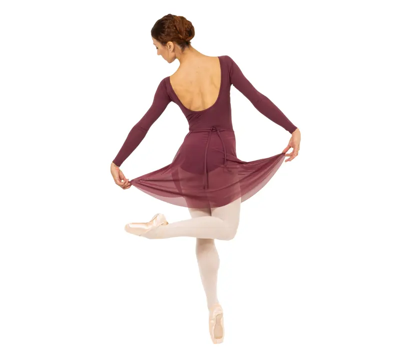 Symphony Oliveria, spódnica zawiązywana do kolan Symphony Oliveria, spódnica zawiązywana do kolan - Fioletowy - Italian plum GP