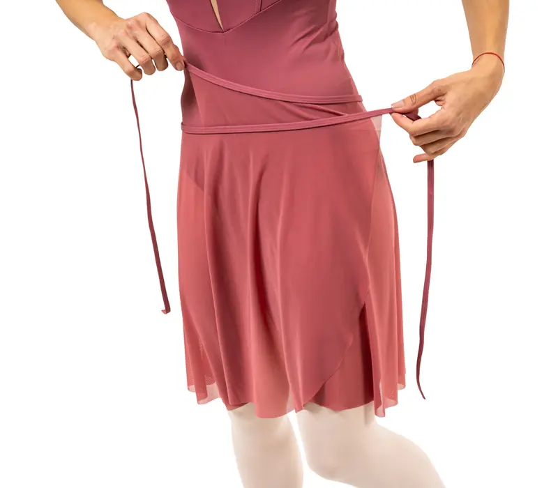 Symphony Oliveria, spódnica zawiązywana do kolan Symphony Oliveria, spódnica zawiązywana do kolan - Biały