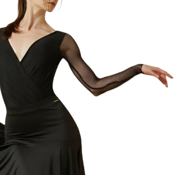 Jadore mesh, damskie body z przylegającymi rękawami Jadore mesh, damskie body z przylegającymi rękawami