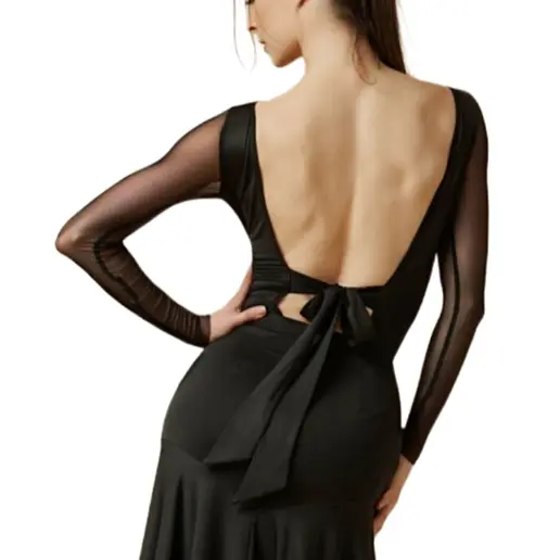 Jadore mesh, damskie body z przylegającymi rękawami Jadore mesh, damskie body z przylegającymi rękawami