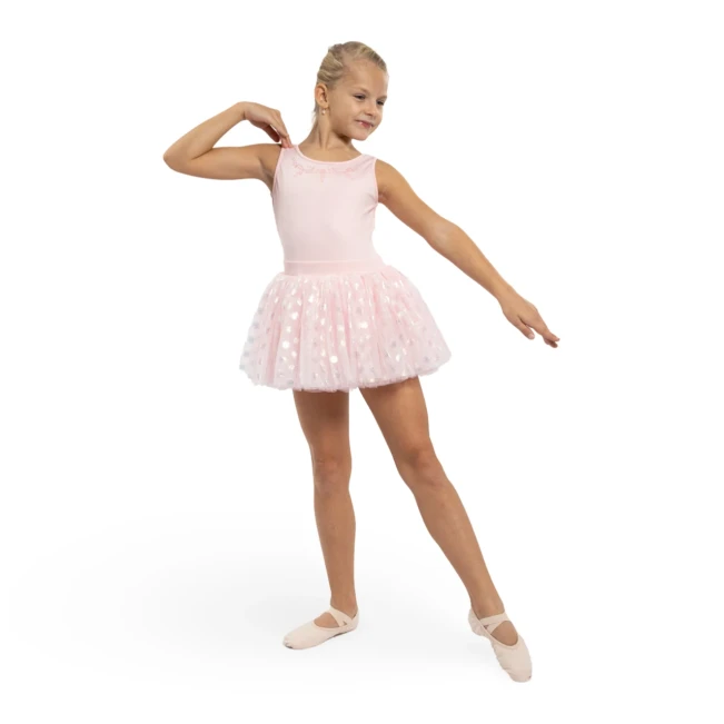 Mirella Glow tank, trykot na grubych ramiączkach ze spódniczką tutu Mirella Glow tank, trykot na grubych ramiączkach ze spódniczką tutu