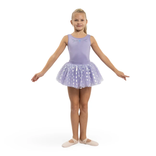 Mirella Glow tank, trykot na grubych ramiączkach ze spódniczką tutu Mirella Glow tank, trykot na grubych ramiączkach ze spódniczką tutu