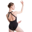 Mirella MB7227 Label Halterneck leotard, damski trykotz detalami w kształcie imperium Mirella MB7227 Label Halterneck leotard, damski trykotz detalami w kształcie imperium