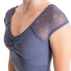Mirella Pleated Bod Cap sleeve leotard M5096LM, trykot damska z rękawami Mirella Pleated Bod Cap sleeve leotard M5096LM, trykot damska z rękawami