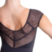 Mirella Pleated Bod Cap sleeve leotard M5096LM, trykot damska z rękawami Mirella Pleated Bod Cap sleeve leotard M5096LM, trykot damska z rękawami