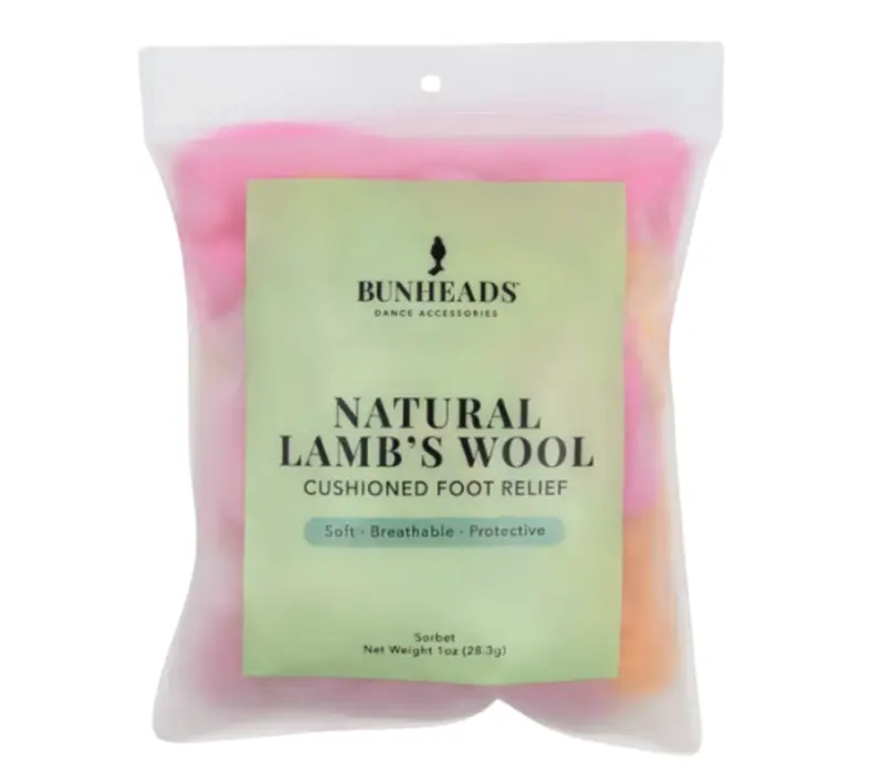 Bunheads Bamboo Lamb´s Wool, bambusowa sztuczna wełna - Broskynova - peach 