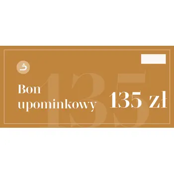 Bon upominkowy o wartości 135 Zł