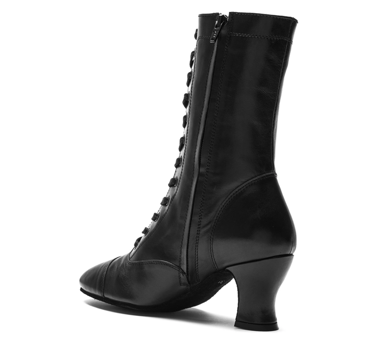 Rumpf Betty, damskie skórzane buty taneczne Rumpf Betty, damskie skórzane buty taneczne - Czarny
