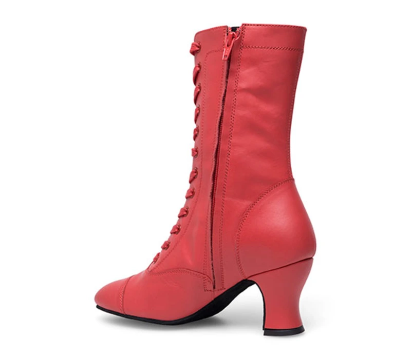 Rumpf Betty, damskie skórzane buty taneczne - Czerwony - red Rumpf Betty, damskie skórzane buty taneczne - Czerwony - red