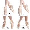 So Danca Alina I, pointy baletowe z niższym noskiem krój U