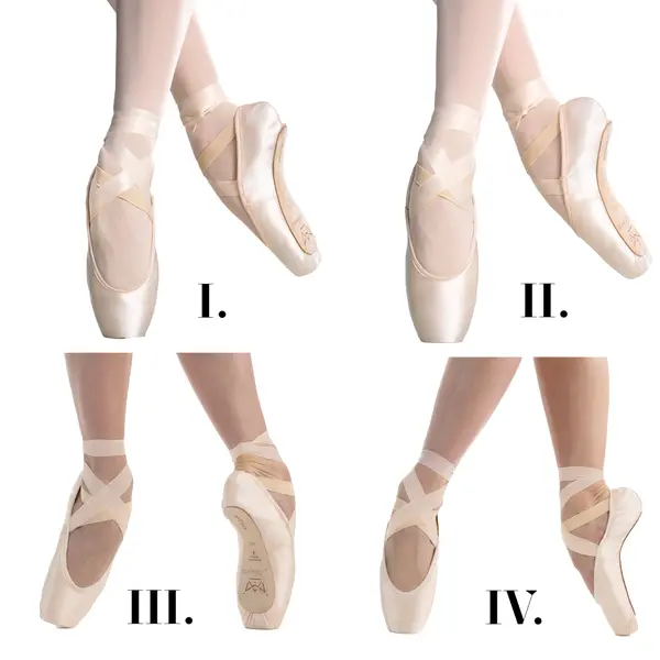 So Danca Alina I, pointy baletowe z niższym noskiem krój U