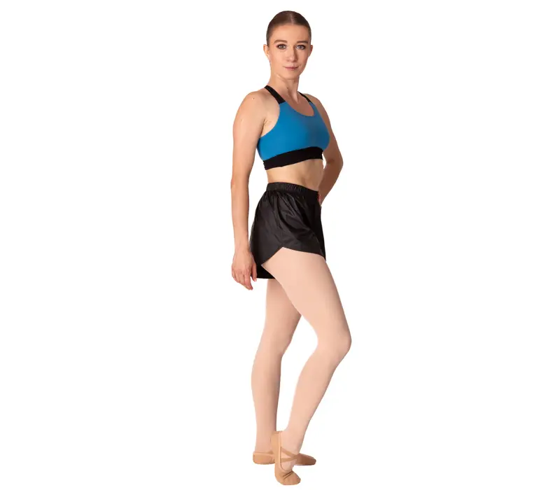 So Danca Layla, damski top sportowy - Czarno/niebieski peacock GP