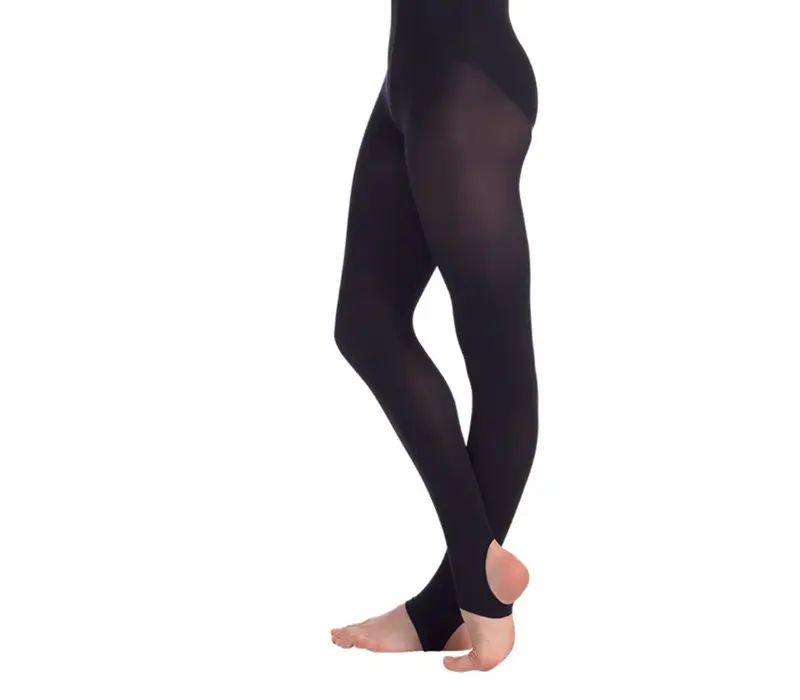 So Danca, rajstopy ze strzemionkiem dla dzieci - Czarny