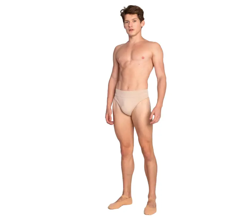 So Danca Microfiber Dance Belt, męski suspensorium - Ciało-nude