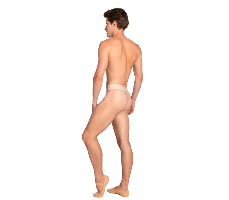 So Danca Microfiber Dance Belt, męski suspensorium - Ciało-nude