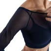 So Danca Anala, damski siateczkowy top - Niebieski - navy