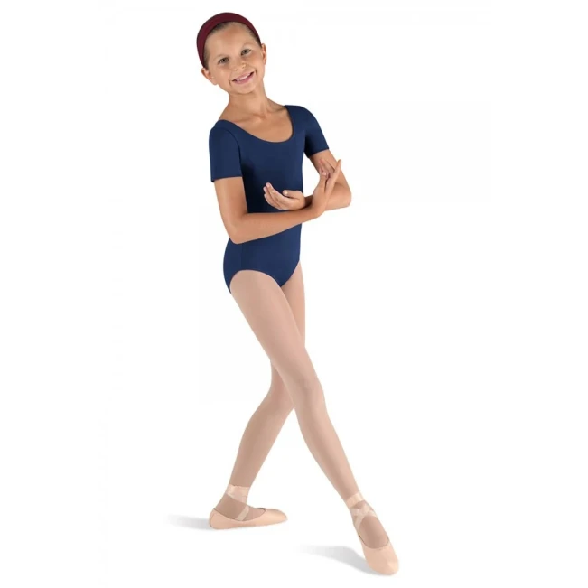 Bloch Ballet, trykot bawełniany dziecięcy z krótkimi rękawkami Bloch Ballet, trykot bawełniany dziecięcy z krótkimi rękawkami
