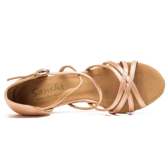 Sansha Rosa,buty do tańca towarzyskiego Sansha Rosa,buty do tańca towarzyskiego - Czerwony red Sansha