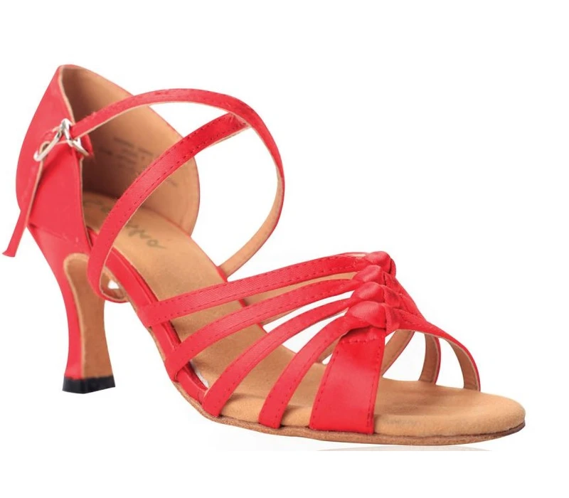 Sansha Gipsy,buty do tańca towarzyskiego - Czerwony red Sansha