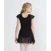 Capezio flutter sleeve dress, trykot ze spódnicą - Czarny Capezio flutter sleeve dress, trykot ze spódnicą - Czarny