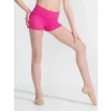 Capezio Foldover Boyshort, spodenki dziecięce - Czarny