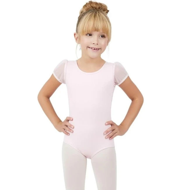 Capezio puff sleeve keyhole back leotards, dziecięcy trykot Capezio puff sleeve keyhole back leotards, dziecięcy trykot