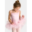 Capezio Ruffle Yoke, kostium dziecięcy ze spódniczką tutu - Różowy Capezio Capezio Ruffle Yoke, kostium dziecięcy ze spódniczką tutu - Różowy Capezio