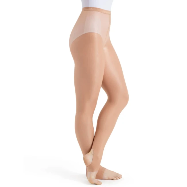 Capezio ultra shimmery, błyszczące rajstopy ze strzemionami Capezio ultra shimmery, błyszczące rajstopy ze strzemionami
