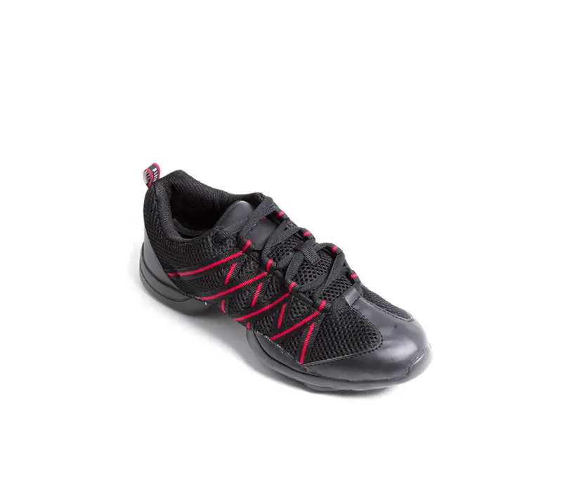 Bloch Criss Cross, sneakersy dziecięce - Czerwony/czarny