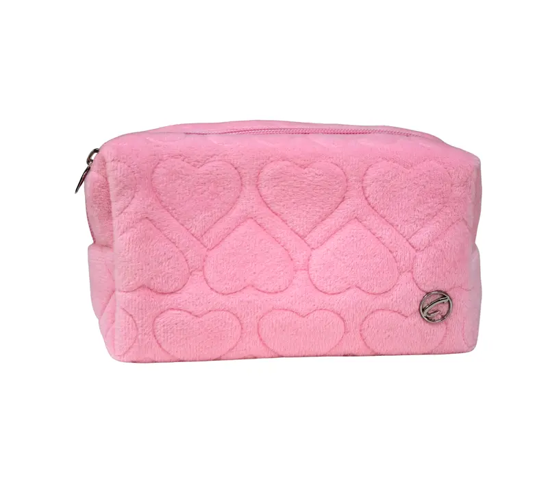 Capezio, kosmetyczka w kształcie serca - Różowo-pink