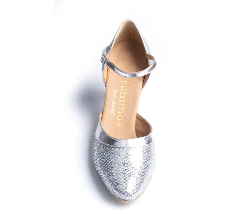 Rummos R407, buty do tańca towarzyskiego - Srebro leather Rummos Rummos R407, buty do tańca towarzyskiego - Srebro leather Rummos