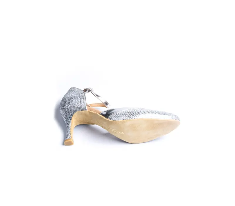 Rummos R407, buty do tańca towarzyskiego - Srebro leather Rummos Rummos R407, buty do tańca towarzyskiego - Srebro leather Rummos