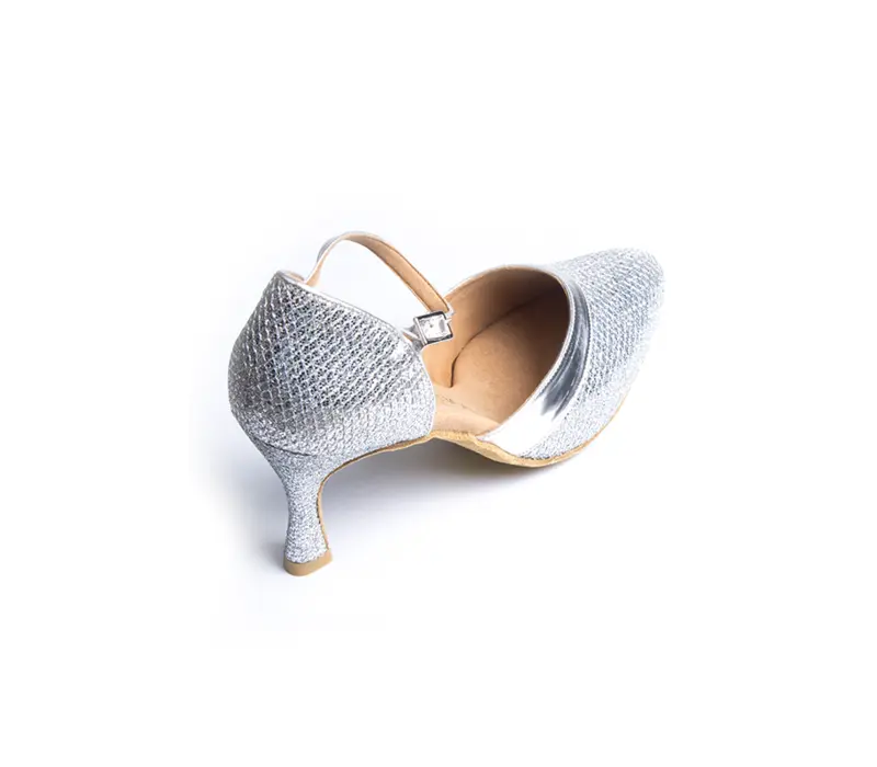 Rummos R407, buty do tańca towarzyskiego - Srebro leather Rummos Rummos R407, buty do tańca towarzyskiego - Srebro leather Rummos