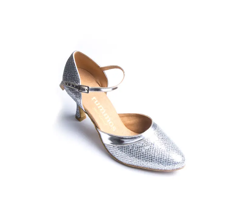 Rummos R407, buty do tańca towarzyskiego - Srebro leather Rummos Rummos R407, buty do tańca towarzyskiego - Srebro leather Rummos