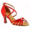 Sansha Barbara, buty do tańca latynoamerykańskiego - Czerwony red Sansha
