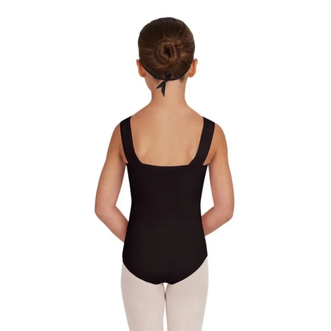Capezio Wide Strap Leotard, trykot dziecięca na grubych ramiączkach Capezio Wide Strap Leotard, trykot dziecięca na grubych ramiączkach