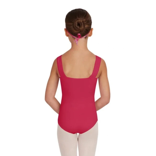 Capezio Wide Strap Leotard, trykot dziecięca na grubych ramiączkach Capezio Wide Strap Leotard, trykot dziecięca na grubych ramiączkach