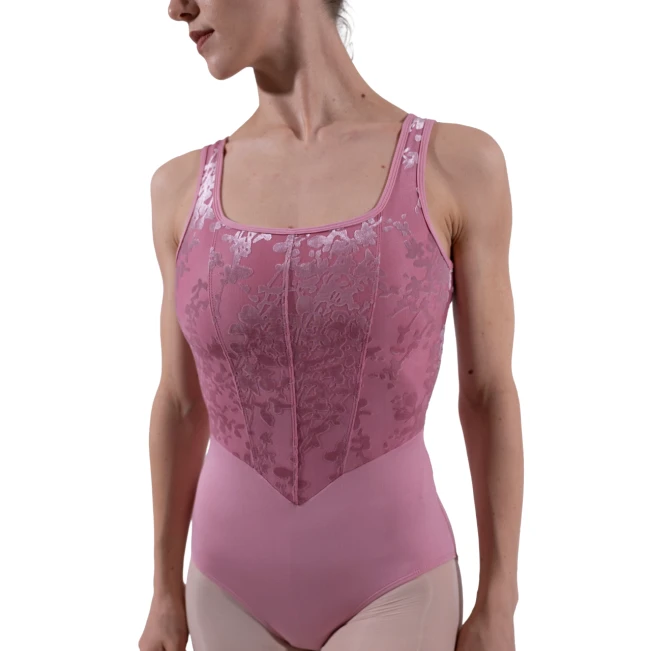 Capezio Cristóbal, damski trykot na grube ramiączka
